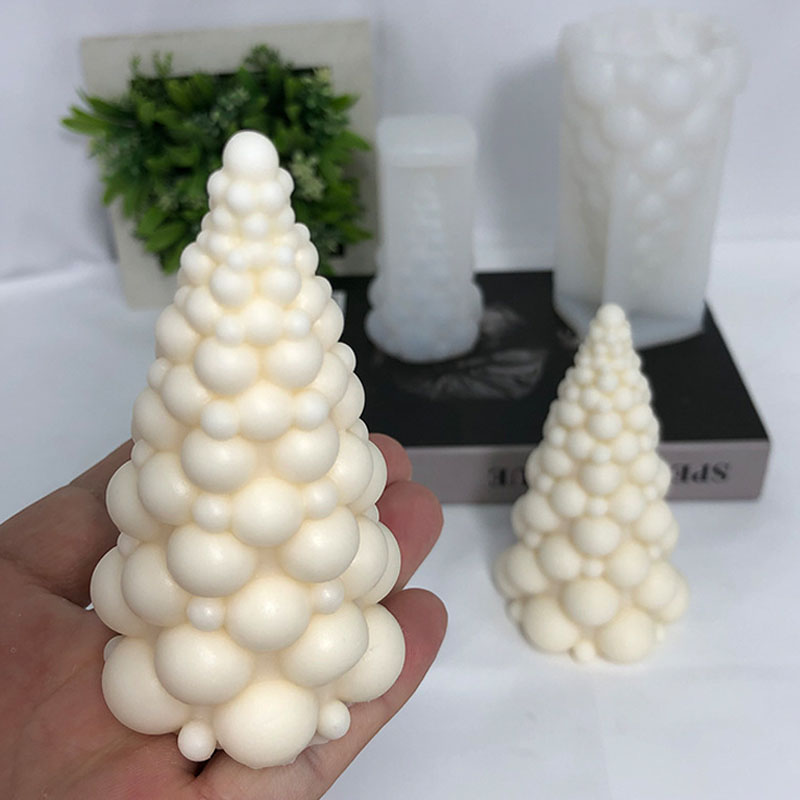 Soap Making Kit For Beginners - 3d Blase Weihnachts baum Silikon Kerzen