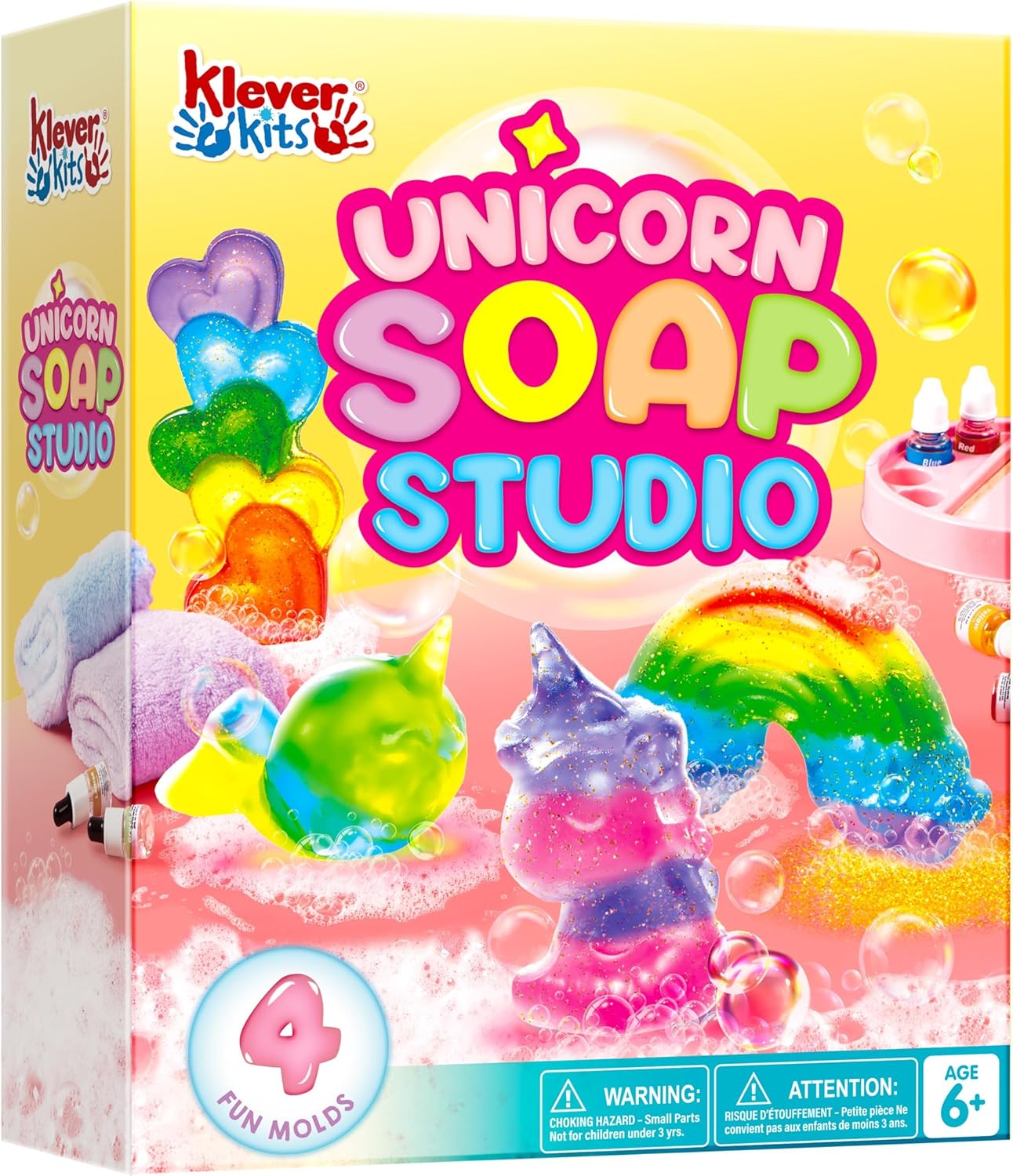 Soap Making Diy Kit - JOYFY Einhorn-Seifenherstellungsset für Mädchen, Basteln, DIY-Projekt