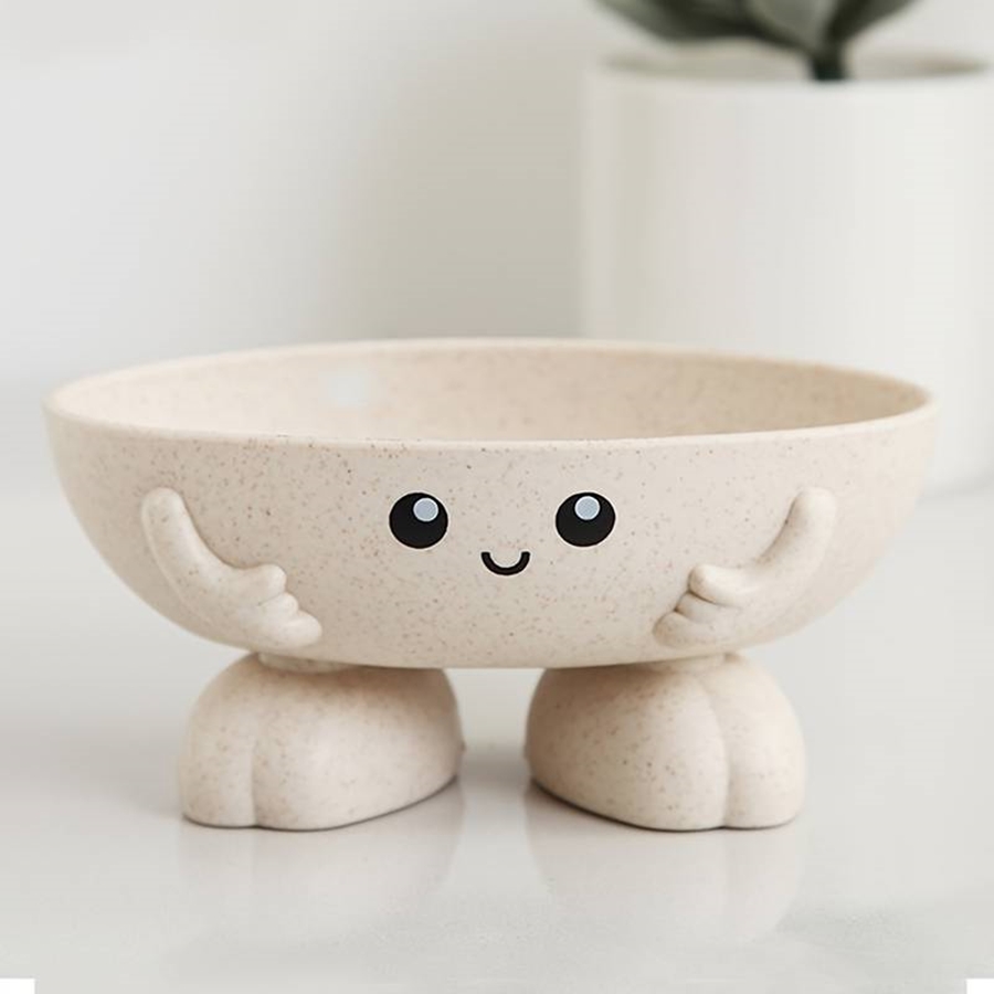 Soap Making Diy Kit - Nette Puppe Lächelndes Gesicht Seifenschale Badezimmer