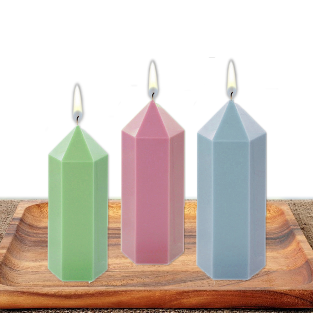 3d sechseckige Säule Kerzen fo – Soap Making Diy Kit Bewertung und Preis