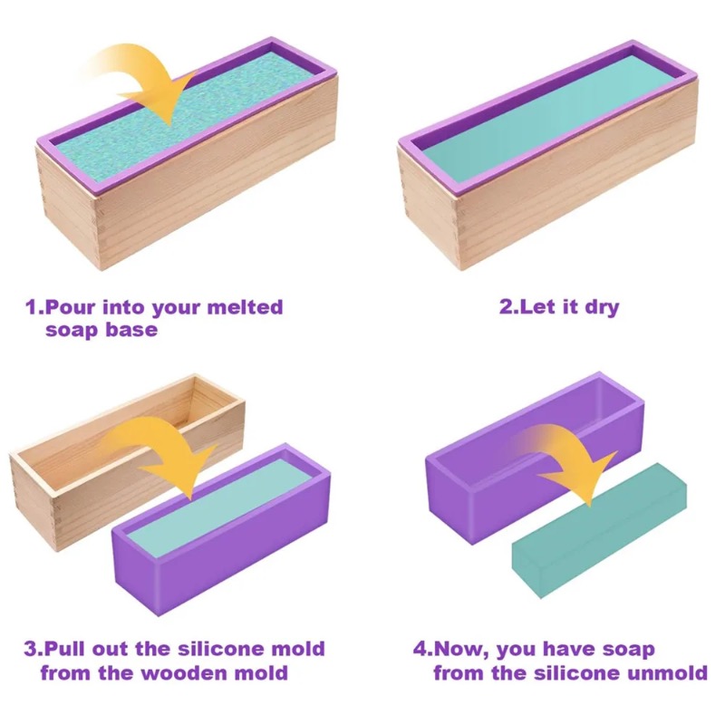 Flexible Silikon-Seifenform Re – Soap Making Instructions Bewertung und Preis