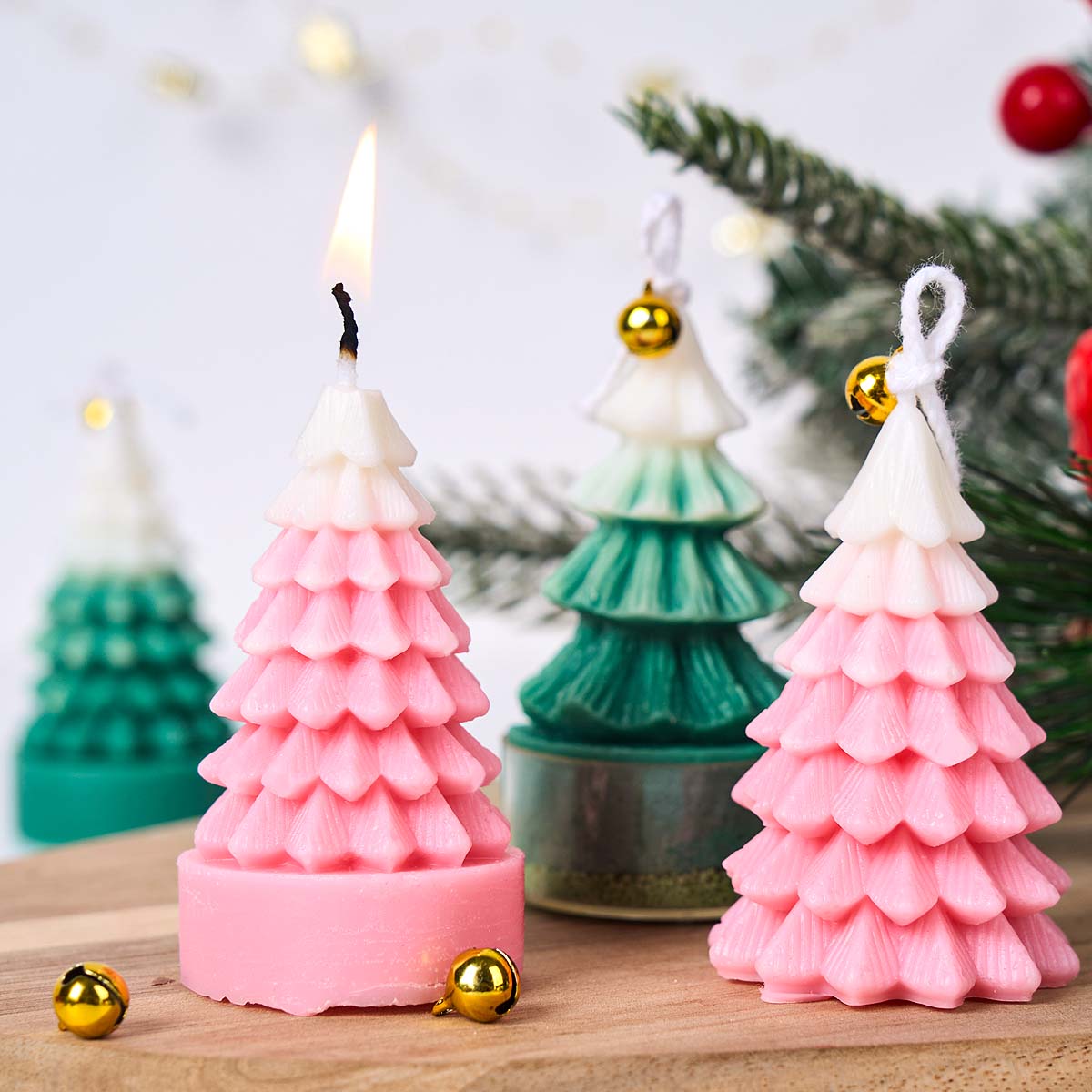 3D Weihnachtsbaum Silikon-Kerz – Soap Making Gifts Bewertung und Preis